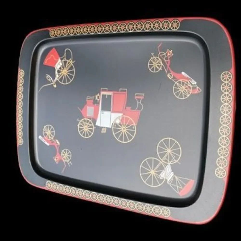 Vintage MCM Cal-Dak Buggy Metal Tray